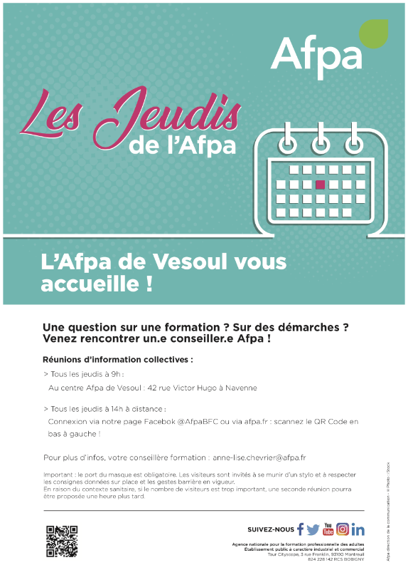 Jeudis de l'Afpa Vesoul