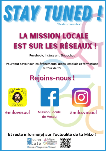 Affiche réseaux sociaux