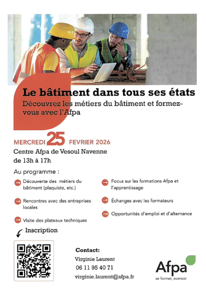 Le bâtiment dans tous ses etats 25 fevrier 2026 Le bâtiment dans tous ses états!